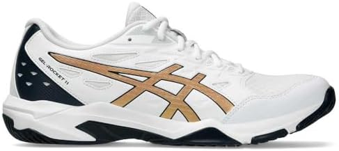 ASICS Tênis masculino, Branco/ouro puro, 41 BR | Amazon.com.br